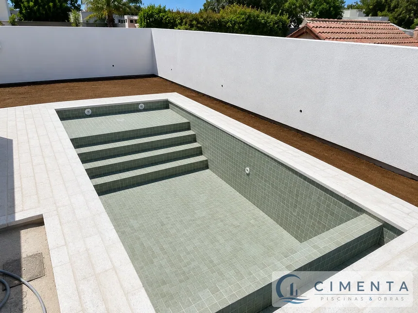 Proyecto de piscina terminado · Cimenta · Fotografía 2