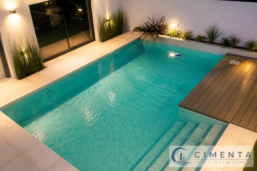 Proyecto de piscina terminado · Cimenta · Fotografía 6