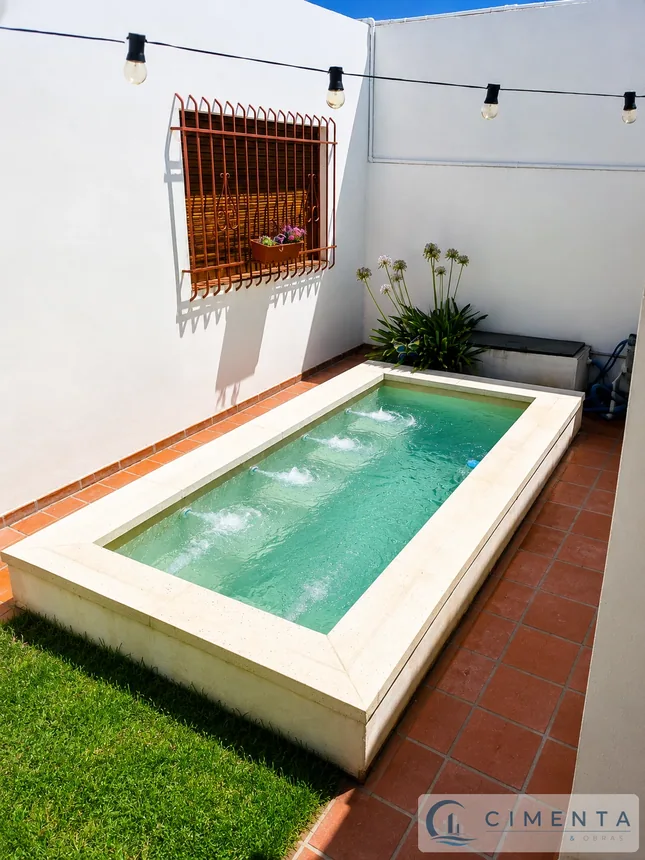 Proyecto de piscina terminado · Cimenta · Fotografía 13