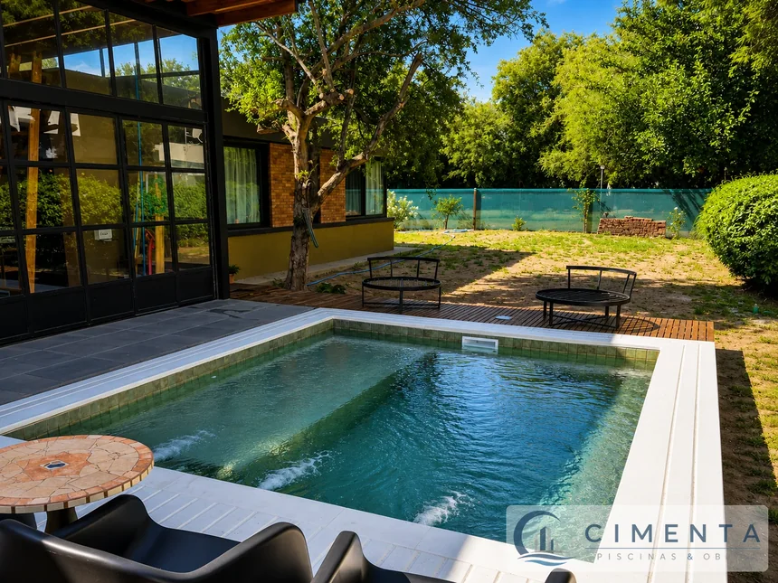 Proyecto de piscina terminado · Cimenta · Fotografía 14