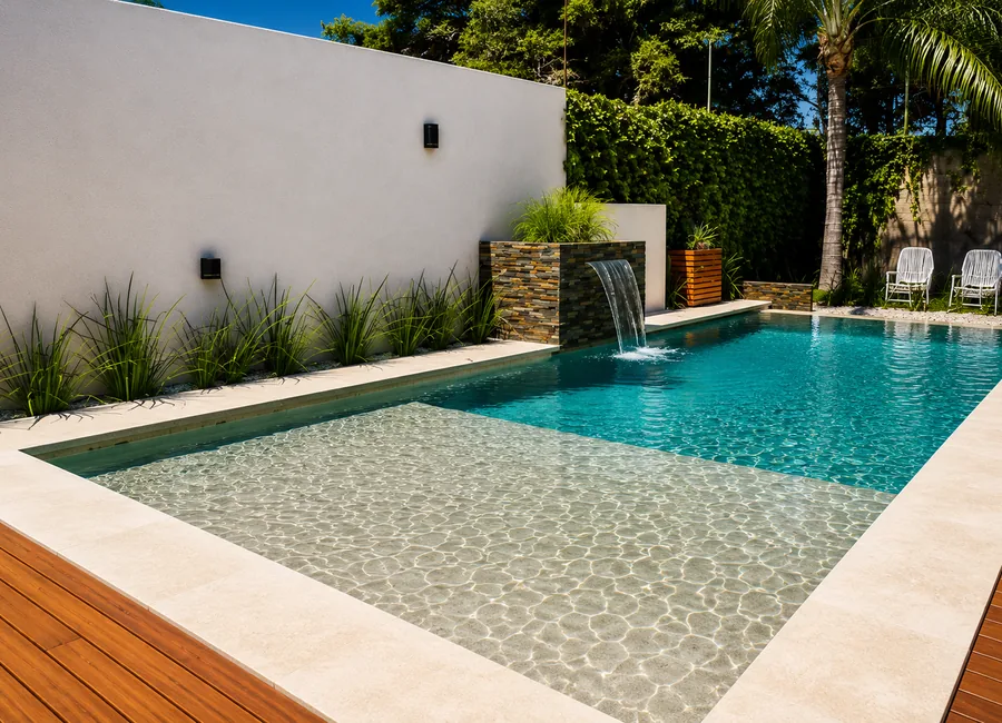 Obra de piscina realizada por Cimenta